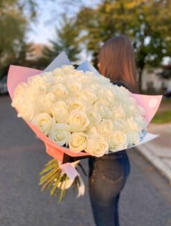 50 Special White Roses
