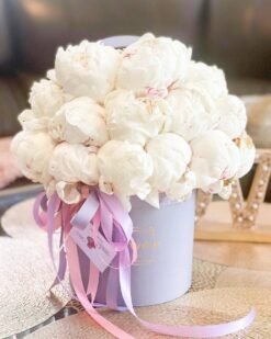 White Peonies Box