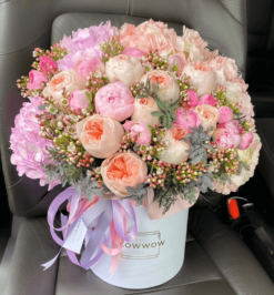Peonies and Garden Roses Medium Box