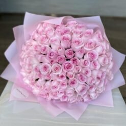 100 Light Pink Roses