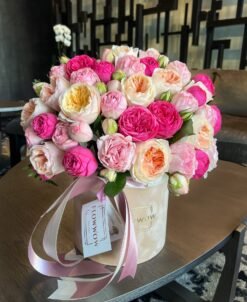 Velvet Box of Garden Roses